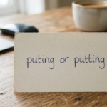 Puting or Putting? The Correct Spelling Explained