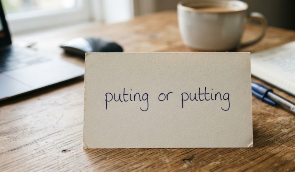 Puting or Putting? The Correct Spelling Explained