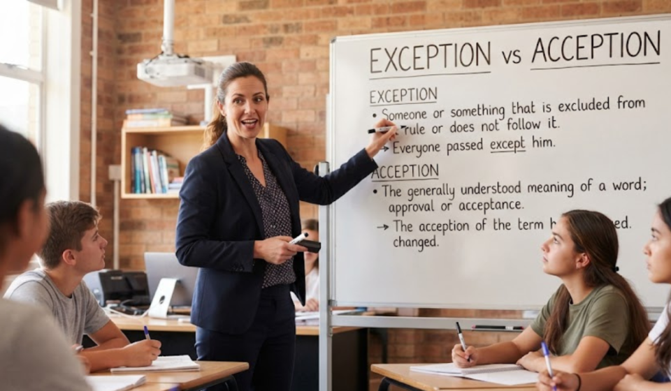 Exception vs Acception: What's the Difference?