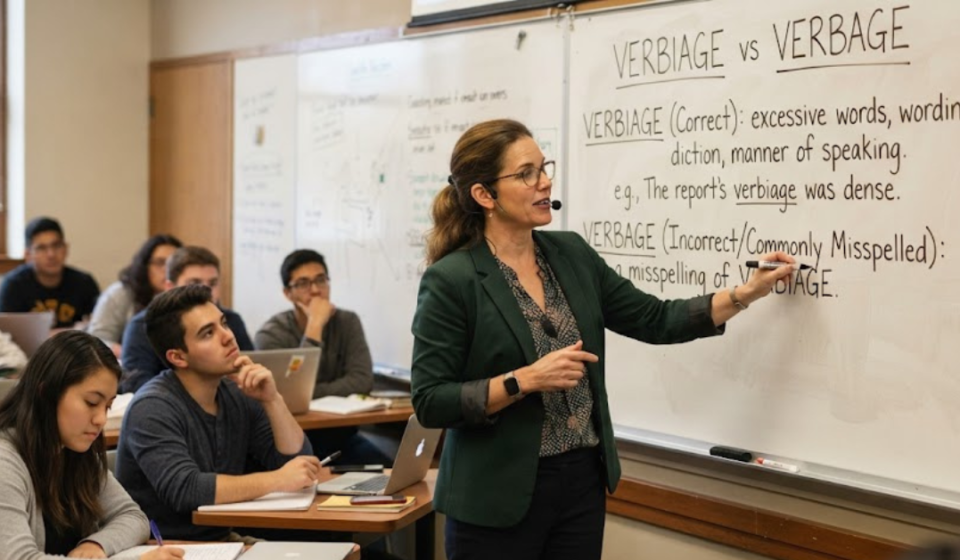Verbiage vs Verbage: Which Spelling Is Correct?