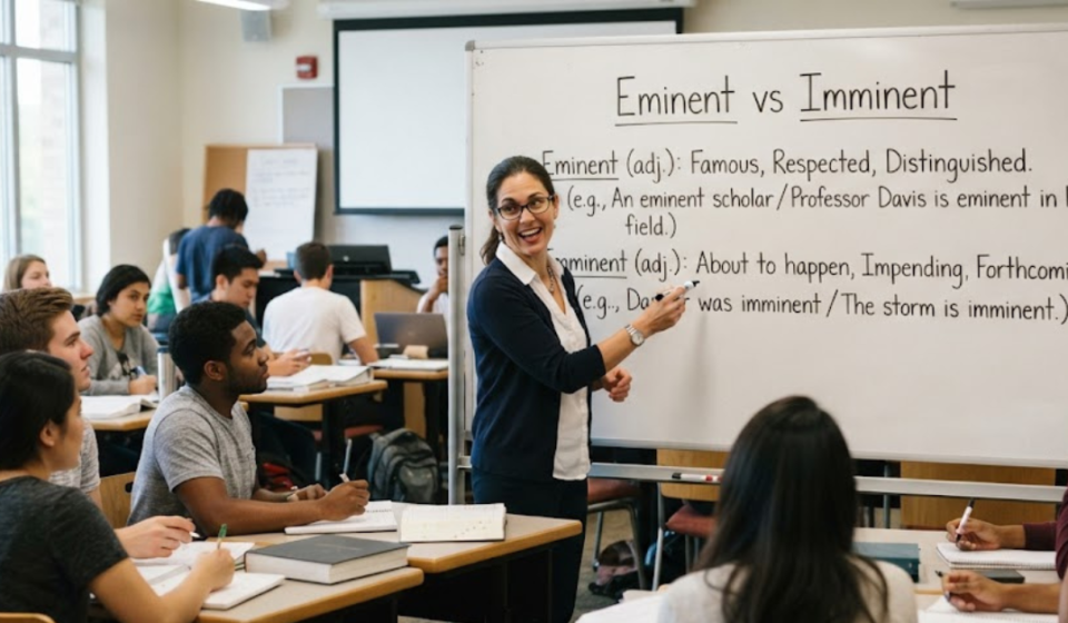Eminent vs Imminent: Meaning, Differences, and Correct Usage
