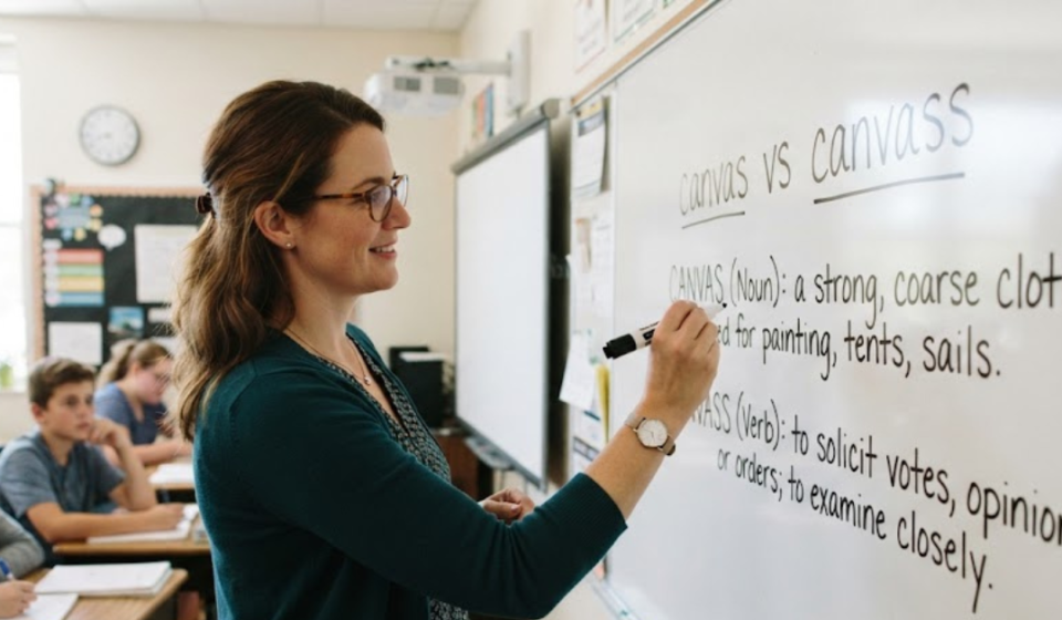 Canvas vs Canvass: What's the Difference and When to Use Each?