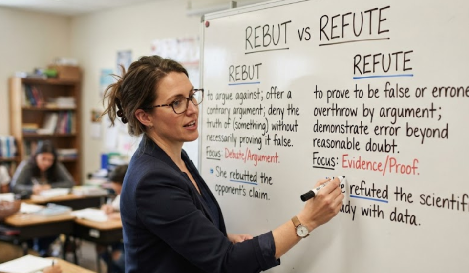 Rebut vs Refute: What's the Difference and When to Use Each?