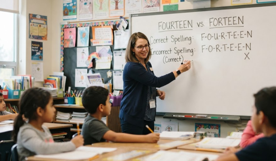 Fourteen vs Forteen: Which Spelling Is Correct?