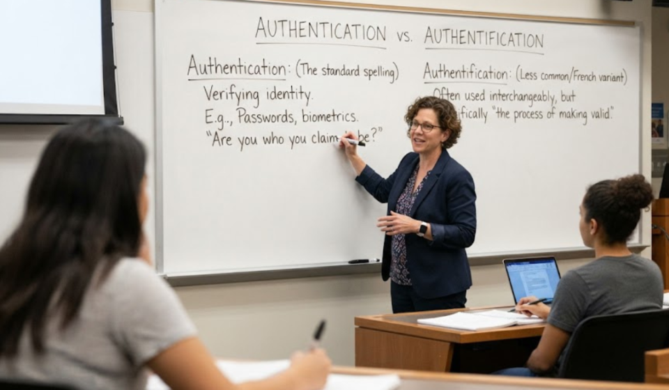 Authentication or Authentification: Which Is Correct?