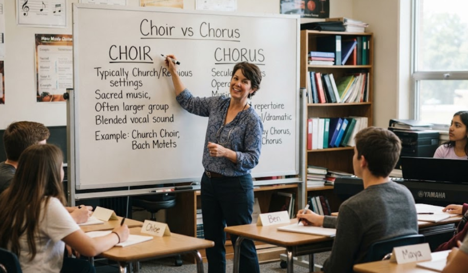 Choir vs Chorus: What’s the Difference?