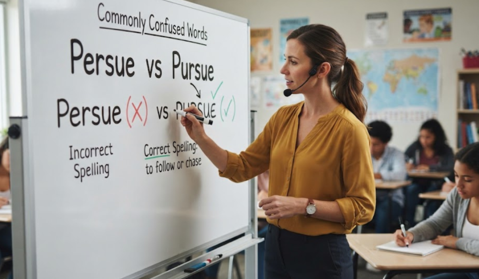 Persue vs Pursue: Which Spelling Is Correct?