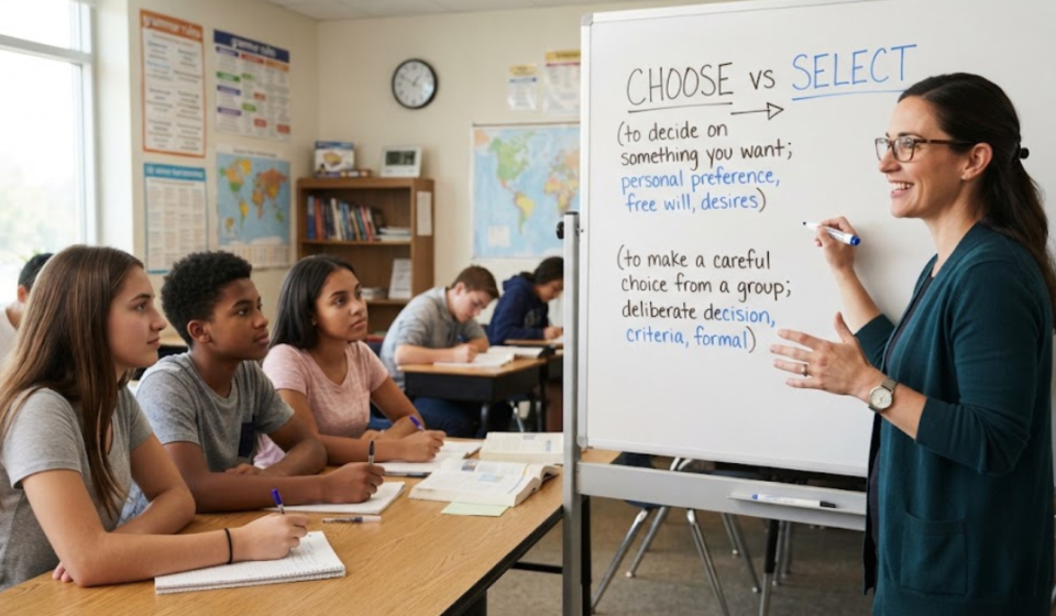 Choose vs Select: What’s the Difference?