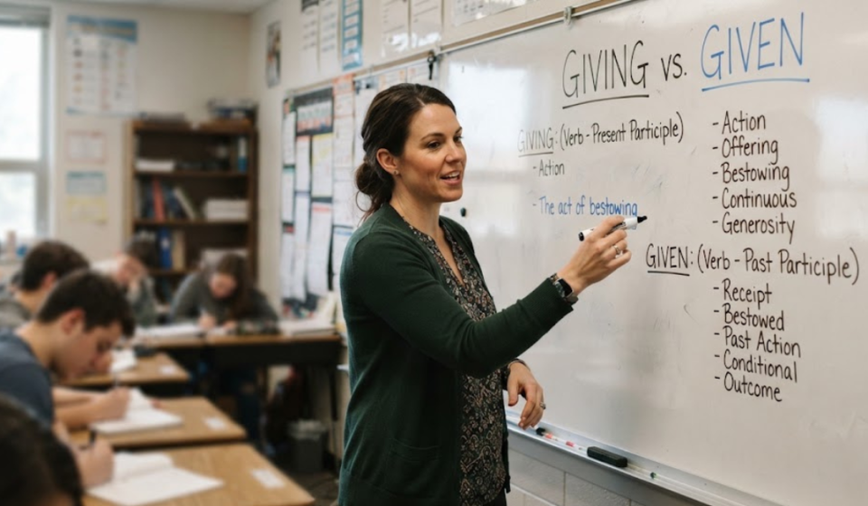 Giving vs Given: What’s the Difference?