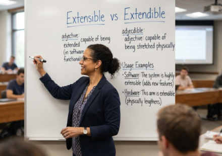 Extensible vs Extendible: What’s the Difference?