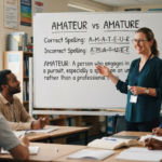 Amature vs Amateur: Which Spelling Is Correct?