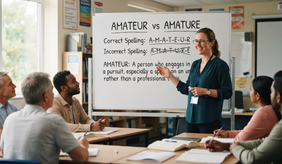 Amature vs Amateur: Which Spelling Is Correct?