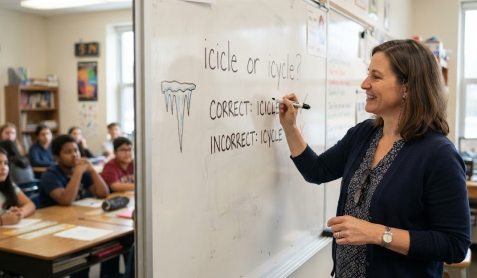 Icicle or Icycle: Which Spelling Is Correct?