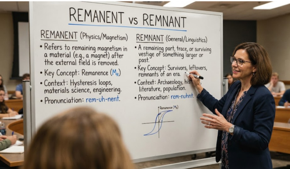Remanent vs Remnant: What’s the Difference?