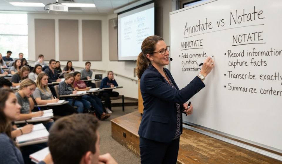 Annotate vs Notate: What’s the Difference?