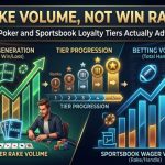 Rake Volume, Not Win Rate: How Poker and Sportsbook Loyalty Tiers Actually Advance