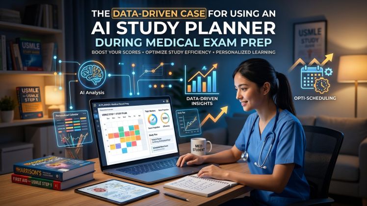 The Data-Driven Case for Using an AI Study Planner During Medical Exam Prep