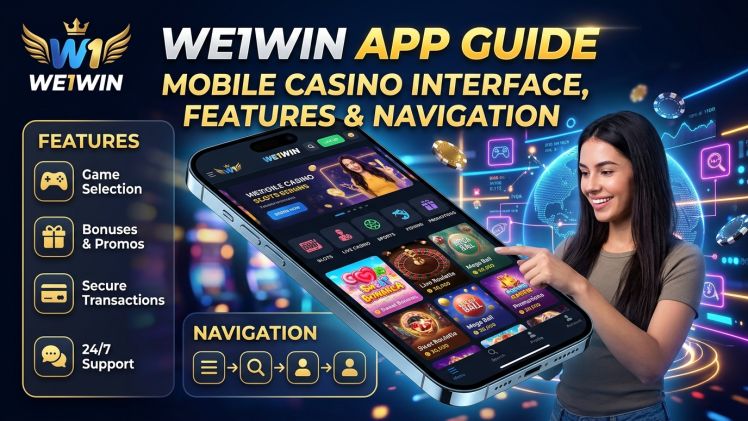 We1Win App Guide: Mobile Casino Interface, Features and Navigation
